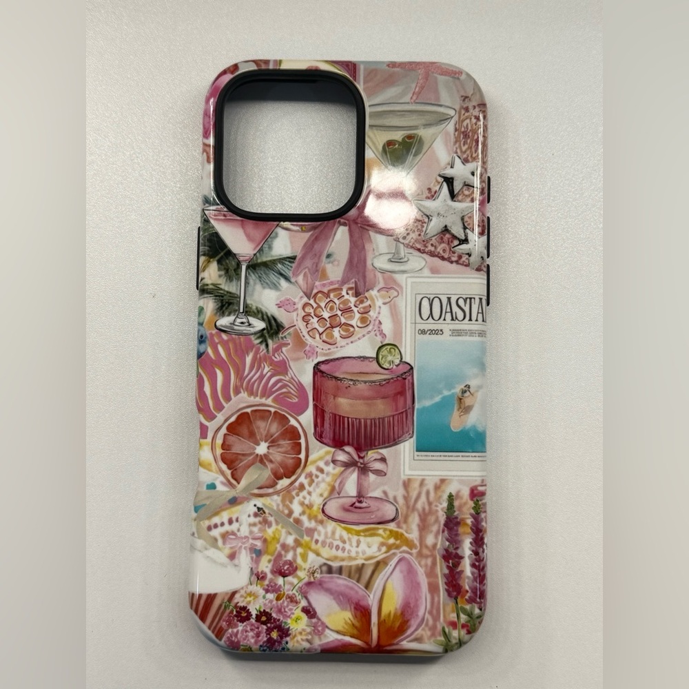 Stylish Pink Cocktail Phone Case
